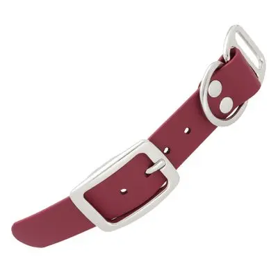 Wine Rouge - 25 mm adaptateur BioThane avec rivets.webp